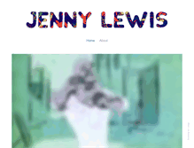 Tablet Screenshot of jennylewis-art.com
